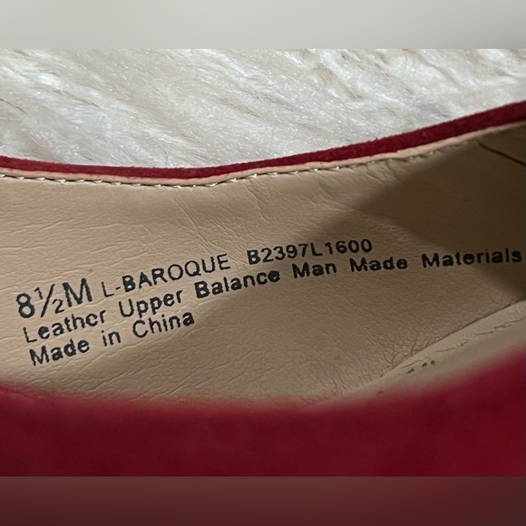 Franco Sarto Burgundy Baroque Pumps - Picture 9 of 16